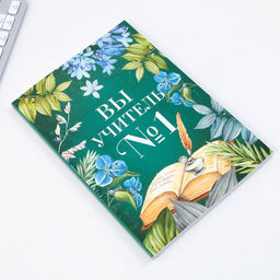 Подарочный набор, ежедневник, мыльные лепестки «Вы учитель №1»