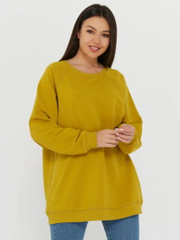 Свитшот женский KATHARINA KROSS KK-SK-007K-горчичный  фото 4