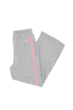 K_z _ocuk Gri Melanj Loose Fit Kenar Biyeli E_ofman Alt_