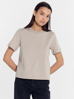 Футболка Mark Formelle коричневый из хлопка  фото 3