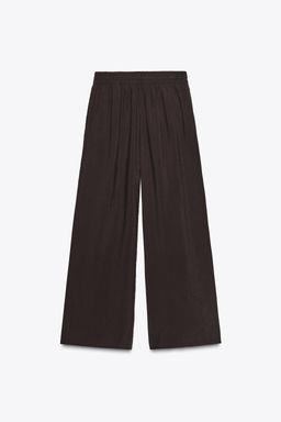WIDE-LEG TROUSERS WITH ELASTIC WAIST