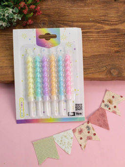 Набор свечей 6 шт. "Pearlescent magic", (11 см)