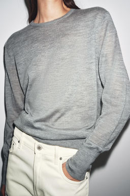 100% EXTRAFINE CASHMERE SWEATER - Zara фото 2
