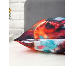 Декоративная атласная наволочка "Бульдог" 45х45см интерьерная