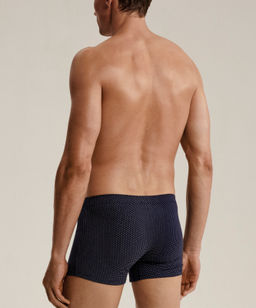 ATLANTIC 3MH-218 Трусы шорты Small Print - набор 3 шт. кобальт + деним + темно-голубой  фото 3