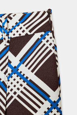LONG CHECKED BERMUDA SHORTS - Zara фото 9