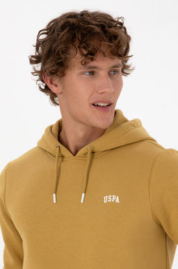 Erkek Hardal Basic Sweatshirt Sepette S_rpriz _ndirim - U.s. polo assn фото 2