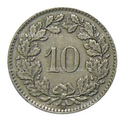 10 раппенов 1931 года Швейцария