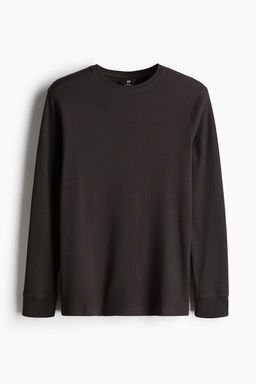 Camiseta en punto gofrado Slim Fit - H&m фото 6