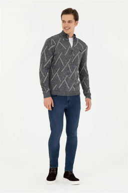 Мужской темно-синий свитер - U.s. polo assn фото 4