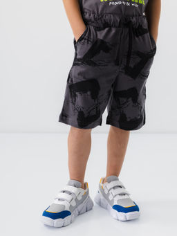 CHILLEASY 280012С-31 Комплект для мальчика (футболка, шорты), Темно серый