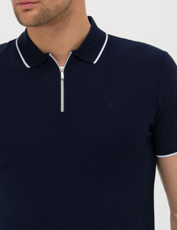 Lacivert Slim Fit T-Shirt - Cacharel фото 7