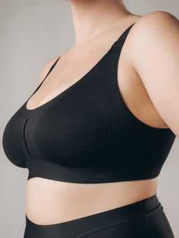 Бюстгальтер Indefini из полиамида черный  фото 4