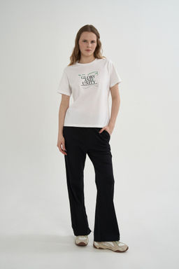 Брюки трикотажные Черный ANTA ICONIC Knit Track Pants