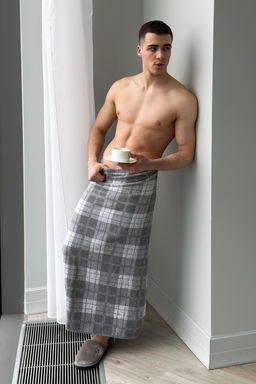 Полотенце махровое Английская клетка