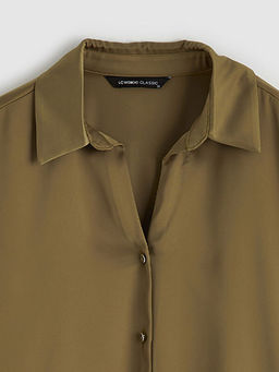 Loose Fit Saten Kad?n G?mlek