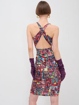 Платье с принтом масло OD-632-3 - Tantino фото 6