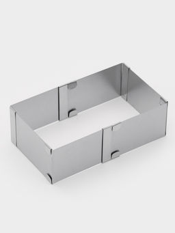 Форма для выкладки и выпечки с регулировкой размера, d=9.5-16 см, серебристая