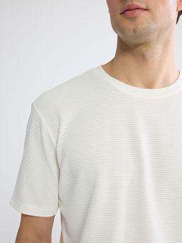 Bisiklet Yaka Dokulu Erkek Ti??rt