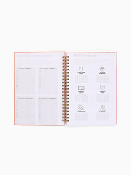 Планер-еженедельник А5, 86 л. в твердой обложке, на гребне Себя создают - Artfox фото 4