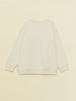 Bisiklet Yaka Nak??l? Uzun Kollu K?z ?ocuk Sweatshirt - Waikiki фото 2