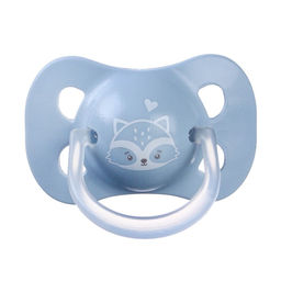 Соска - пустышка латексная классическая Крошка Я «Енотик», от 0 мес., голубой