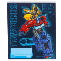 Цена за 10 шт. Тетрадь 12 листов, линейка, Трансформеры, 5 видов МИКС, Transformers - Hasbro фото 6