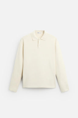 VISCOSE BLEND KNIT POLO SHIRT - Zara фото 23