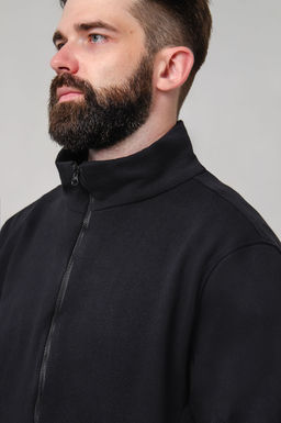 Арт. 65301 Толстовка мужская 50-58 (5 шт) Цвет:черный