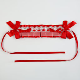 Карнавальная повязка Лолита цвет красный