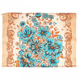 Салфетка сервировочная 50х38см "Летние мотивы-2", хлопок "Премиум" 236г/м2, без упаковки, "Домашняя мода" (Россия)