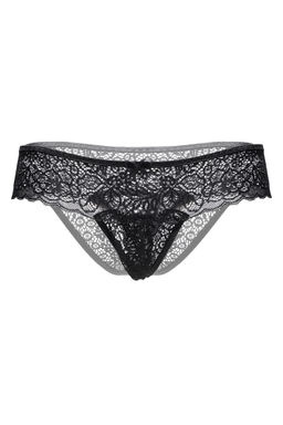 Трусы Eromantica, Juno, с доступом, черные, 54-56