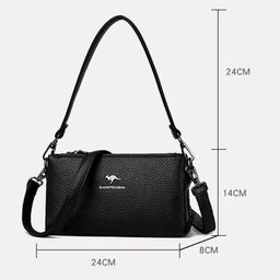 KAIDIFEINIROO Сумка женская с двумя ремнями 8277 фото 3