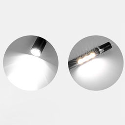 Фонарь универсальный COMIRON PEN GREY корпус: жёсткий ABS, IPX5; свет: 1 XPG, 100lm, 5COB; аккум: 260 mAh, USB; серый /уп 60/ - ГалеонТрейд фото 13