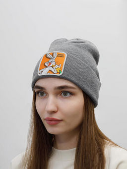 Шапка CAPSLAB арт. CL/LOO5/1/BON/BUN2 Looney Tunes Bugs Bunny (серый)