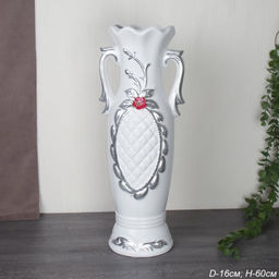 Ваза 60 см белая / FLW-81 /уп 8/ white