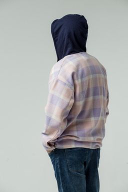 Рубашка утепленная,  толстовка c капюшоном оверсайз - Knitka wear фото 9