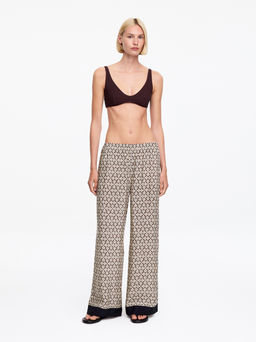 Pantalones con cord?n en mezcla de lyocell - H&m фото 2