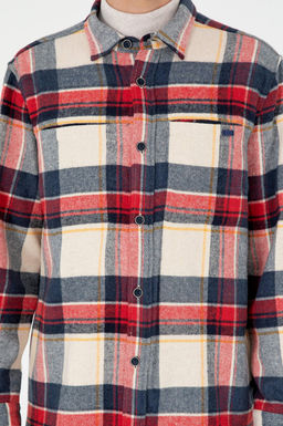 Мужская темно-синяя рубашка с длинным рукавом - U.s. polo assn фото 6