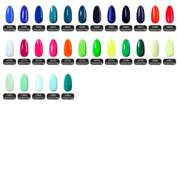 Гель лак для ногтей, однотонный, трехфазный, 10 мл, LED/UV, красный (195)