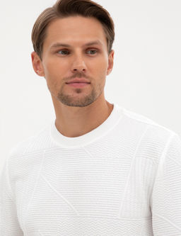 Ekru Regular Fit Sweatshirt - Pierre cardin фото 2