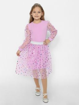 CRB wear/CWKG 63632-45 Джемпер для девочки,лаванда/Ex.Cherubino  фото 2
