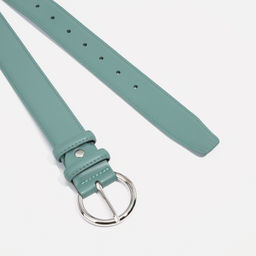 Ремень женский, ширина 3,5 см, винт, пряжка металл, цвет зелёный - Simaland фото 2