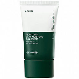 Anua Heartleaf Silky Moisture Suncream, 50ml - Успокаивающий солнцезащитный крем с хауттюйнией