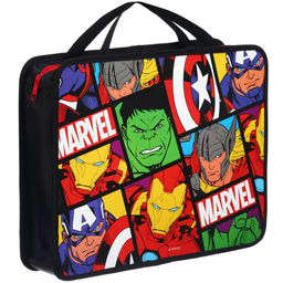 Папка с ручками пластик А4 80 мм 330×240 ПТ 14-4, «Мстители»