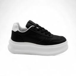 Кроссовки из натуральной кожи В100-13 черные - Sport фото 2