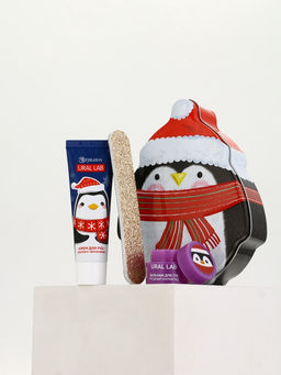 Подарочный набор новогодний Let it Snow, бальзам для губ, крем для рук и пилочка, URAL LAB