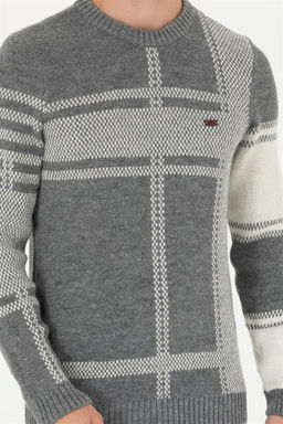 Мужской серый меланжевый свитер Неожиданная скидка в корзине - U.s. polo assn фото 6
