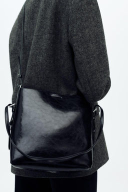DOUBLE HANDLE BUCKET BAG - Zara фото 2