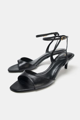 MID-HEEL SANDALS WITH ANKLE STRAP - Zara фото 6